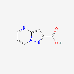 molecular formula C7H5N3O2 B1583926 Pyrazolo[1,5-a]pyrimidine-2-carboxylic acid CAS No. 378211-85-9