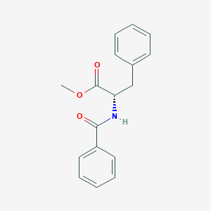 molecular formula C17H17NO3 B1583927 N-苯甲酰-L-苯丙氨酸甲酯 CAS No. 3005-61-6
