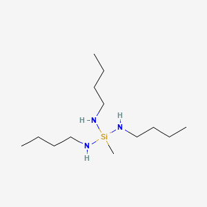 molecular formula C13H33N3Si B1583937 N,N',N''-Tributyl-1-methylsilanetriamine CAS No. 16411-33-9