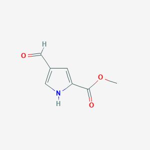 molecular formula C7H7NO3 B1583943 methyl 4-formyl-1H-pyrrole-2-carboxylate CAS No. 40611-79-8