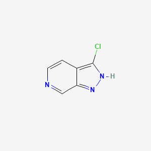 molecular formula C6H4ClN3 B1583945 3-chloro-1H-pyrazolo[3,4-c]pyridine CAS No. 76006-14-9