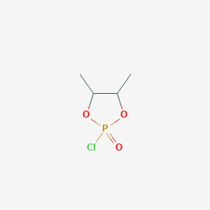 molecular formula C4H8ClO3P B1583957 (4R,5R)-2-Chloro-4,5-dimethyl-1,3,2-dioxaphospholane 2-oxide CAS No. 89104-48-3