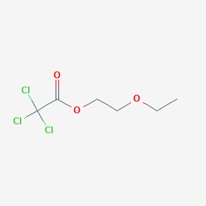 molecular formula C6H9Cl3O3 B1583959 三氯乙酸 2-乙氧基乙酯 CAS No. 30668-97-4