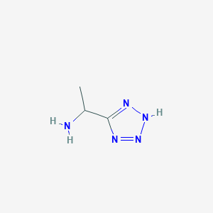 molecular formula C3H7N5 B1583966 1-(2H-四唑-5-基)乙胺 CAS No. 33876-24-3