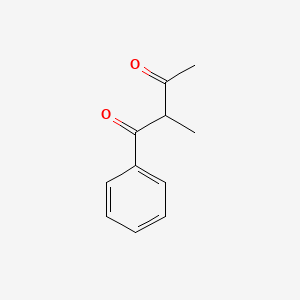 molecular formula C11H12O2 B1583969 2-Methyl-1-phenylbutane-1,3-dione CAS No. 6668-24-2