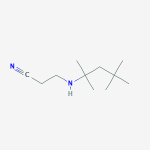 molecular formula C11H22N2 B1583971 3-(叔辛基氨基)丙腈 CAS No. 86375-28-2