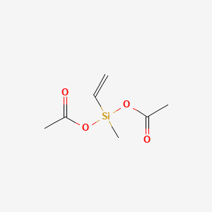 molecular formula C7H12O4Si B1583979 乙烯基甲基二乙酸氧基硅烷 CAS No. 2944-70-9