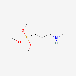 molecular formula C7H19NO3Si B1583981 N-Methylaminopropyltrimethoxysilane CAS No. 3069-25-8