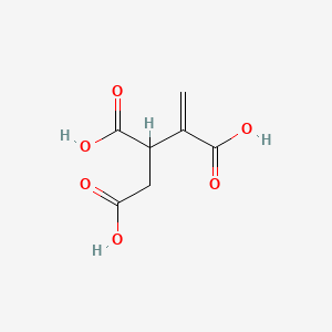 molecular formula C7H8O6 B1583990 3-Butene-1,2,3-tricarboxylic acid CAS No. 26326-05-6