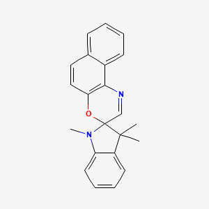 molecular formula C22H20N2O B1583991 1,3,3-Trimethylindolinonaphthospirooxazine CAS No. 27333-47-7