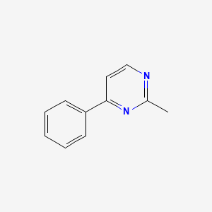 molecular formula C11H10N2 B1583994 2-Methyl-4-phenylpyrimidine CAS No. 21203-79-2