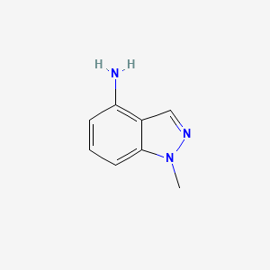 molecular formula C8H9N3 B1583998 1-甲基-1H-吲唑-4-胺 CAS No. 77894-69-0