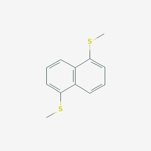 molecular formula C12H12S2 B158400 1,5-Bis(methylsulfanyl)naphthalene CAS No. 10075-74-8