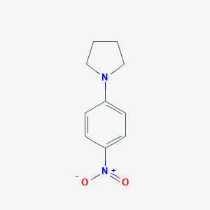 molecular formula C10H12N2O2 B158401 1-(4-硝基苯基)吡咯烷 CAS No. 10220-22-1