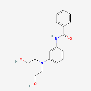 molecular formula C17H20N2O3 B1584019 N-(3-(Bis(2-hydroxyethyl)amino)phenyl)benzamide CAS No. 43051-46-3