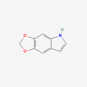 molecular formula C9H7NO2 B1584021 5H-1,3-dioxolo[4,5-f]indole CAS No. 267-48-1