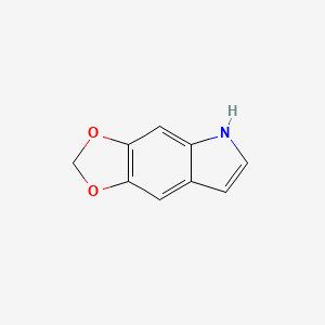 molecular formula C9H7NO2 B1584021 5,6-Methylenedioxyindole CAS No. 267-48-1