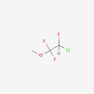 molecular formula C3H4ClF3O B1584023 2-Chloro-1,1,2-trifluoroethyl methyl ether CAS No. 425-87-6