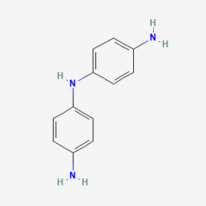 molecular formula C12H13N3 B1584024 1,4-Benzenediamine, N-(4-aminophenyl)- CAS No. 537-65-5