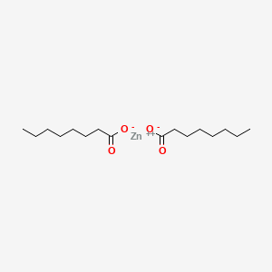 molecular formula Zn(C8H15O2)2<br>C16H30O4Zn B1584025 辛酸锌 CAS No. 557-09-5