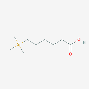 molecular formula C9H20O2Si B1584046 6-(Trimethylsilyl)hexanoic acid CAS No. 5662-79-3