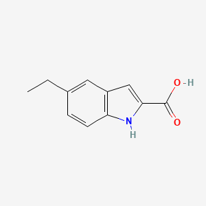 molecular formula C11H11NO2 B1584048 5-ethyl-1H-indole-2-carboxylic acid CAS No. 37033-93-5