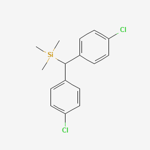 molecular formula C16H18Cl2Si B1584056 Bis(4-chlorophenyl)methyl-trimethylsilane CAS No. 121043-50-3
