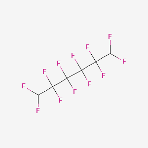 molecular formula C6H2F12 B1584059 1,1,2,2,3,3,4,4,5,5,6,6-Dodecafluorohexane CAS No. 336-07-2