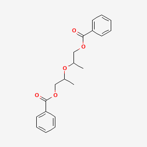 molecular formula C20H22O5 B1584065 1,1'-Oxybis-2-propanol dibenzoate CAS No. 27138-31-4