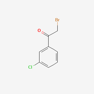 molecular formula C8H6BrClO B1584072 2-Bromo-1-(3-chlorophenyl)ethanone CAS No. 41011-01-2