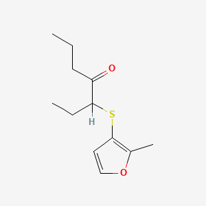 molecular formula C12H18O2S B1584079 3-(2-甲基-3-呋喃硫基)-4-庚酮 CAS No. 61295-41-8