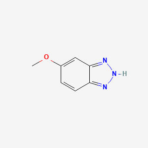 molecular formula C7H7N3O B1584080 5-甲氧基-1H-苯并三唑 CAS No. 27799-91-3