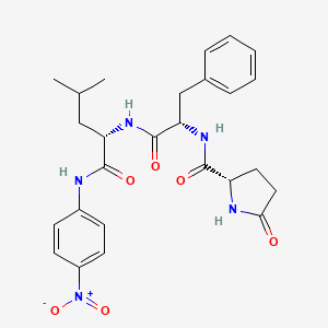 molecular formula C26H31N5O6 B1584089 Pyr-Phe-Leu-Pna CAS No. 85901-57-1