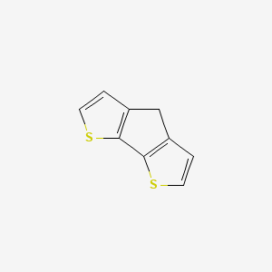 molecular formula C9H6S2 B1584090 4H-Cyclopenta[2,1-b:3,4-b']dithiophene CAS No. 389-58-2