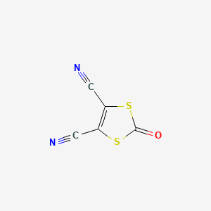 molecular formula C5N2OS2 B1584096 4,5-Dicyano-1,3-dithiol-2-one CAS No. 934-31-6
