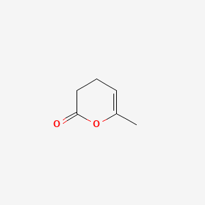 molecular formula C6H8O2 B1584100 3,4-Dihydro-6-methyl-2H-pyran-2-one CAS No. 3740-59-8