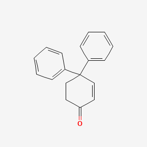 molecular formula C18H16O B1584101 4,4-Diphenyl-2-cyclohexen-1-one CAS No. 4528-64-7