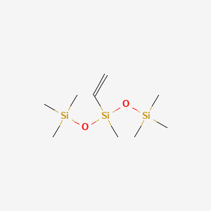 molecular formula C9H24O2Si3 B1584103 甲基双(三甲基硅氧基)乙烯硅烷 CAS No. 5356-85-4