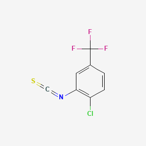molecular formula C8H3ClF3NS B1584107 2-Chloro-5-(trifluoromethyl)phenyl isothiocyanate CAS No. 23165-49-3