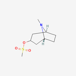 molecular formula C9H17NO3S B1584109 Tropine-3-mesylate CAS No. 35130-97-3