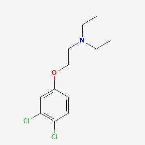 molecular formula C12H17Cl2NO B1584122 2-(3,4-二氯苯氧基)-N,N-二乙基乙胺 CAS No. 65202-07-5