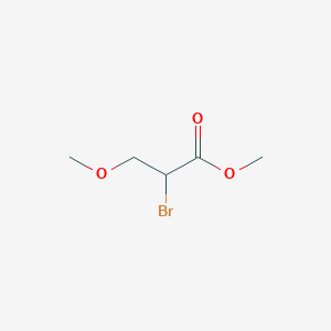 molecular formula C5H9BrO3 B1584128 Methyl 2-bromo-3-methoxypropanoate CAS No. 27704-96-7