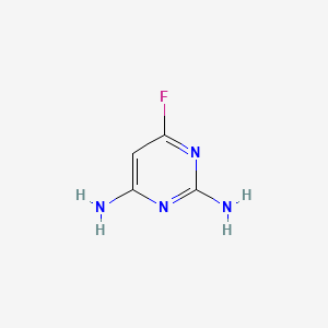 molecular formula C4H5FN4 B1584129 6-Fluoropyrimidine-2,4-diamine CAS No. 696-83-3