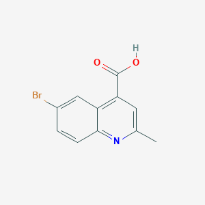 molecular formula C11H8BrNO2 B1584133 6-Bromo-2-methylquinoline-4-carboxylic acid CAS No. 37509-21-0