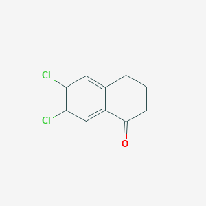 molecular formula C10H8Cl2O B1584135 6,7-二氯-1-萘酮 CAS No. 25095-57-2