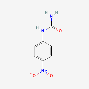 molecular formula C7H7N3O3 B1584136 (4-Nitrophenyl)urea CAS No. 556-10-5
