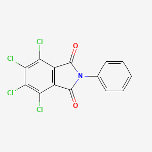 molecular formula C14H5Cl4NO2 B1584137 N-苯基四氯邻苯二甲酰亚胺 CAS No. 31039-74-4