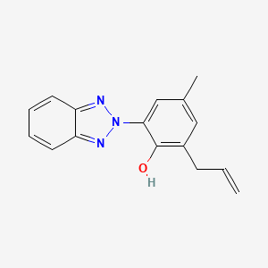 molecular formula C16H15N3O B1584145 2-(2H-Benzotriazol-2-yl)-4-methyl-6-(2-propenyl)phenol CAS No. 2170-39-0