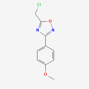 molecular formula C10H9ClN2O2 B1584150 5-(氯甲基)-3-(4-甲氧基苯基)-1,2,4-噁二唑 CAS No. 57238-76-3