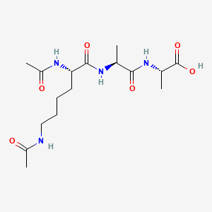 N(alpha), N-(epsilon)-diacetyl-lysyl-alanyl-alanine